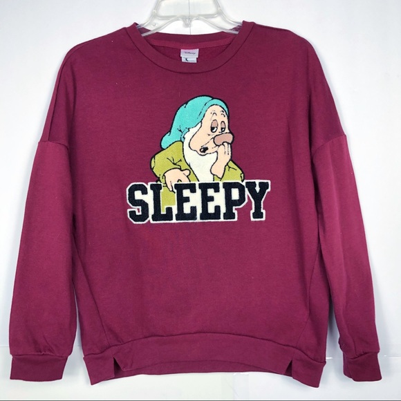 Disney Tops - Disney | Sleepy Dwarf Sweatshirt Size S
